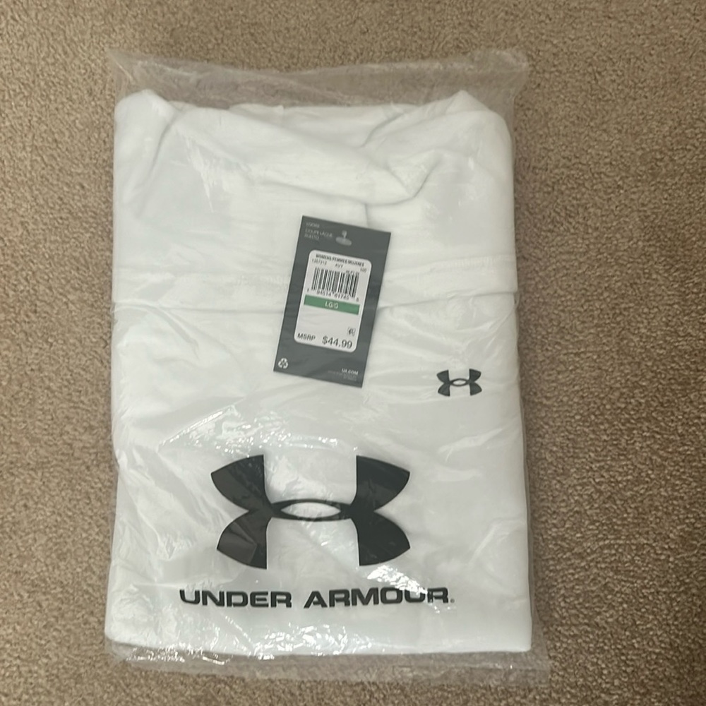 UA Taped Fleece Funnel Neck Sweatshirt